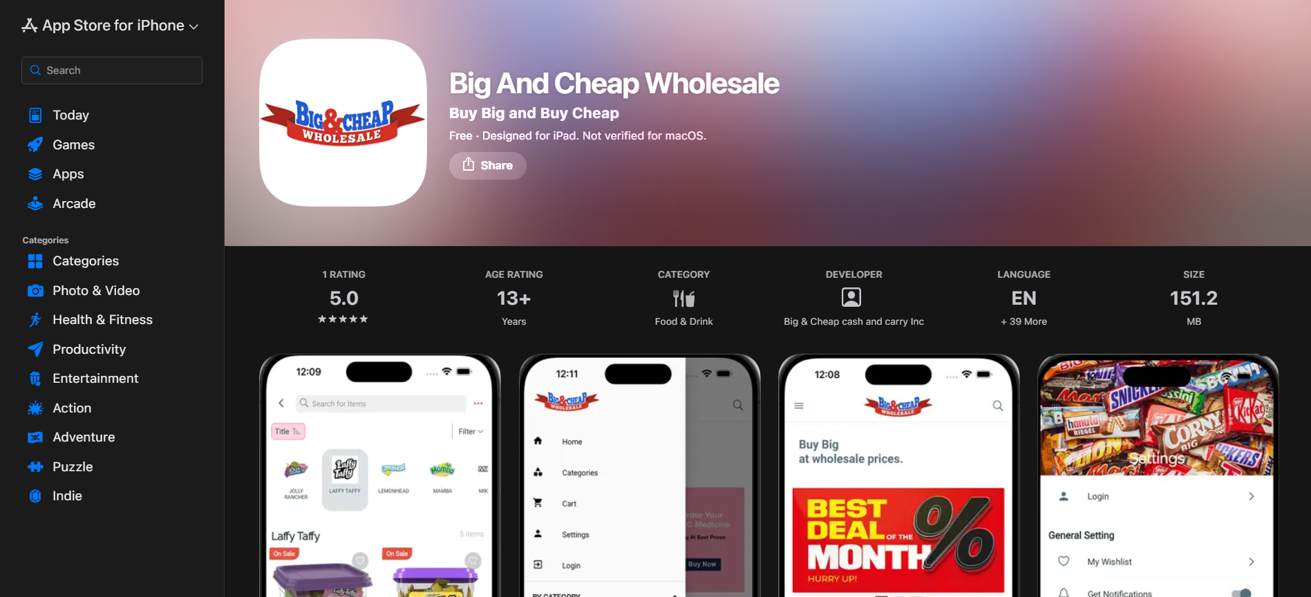 Big & Cheap Wholesale app on Appstore